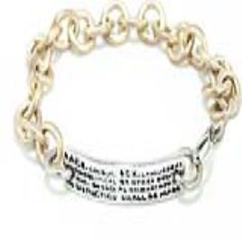 Bracelete feminino  DMHRBR01-BLANCO (19 cm) (19 cm)