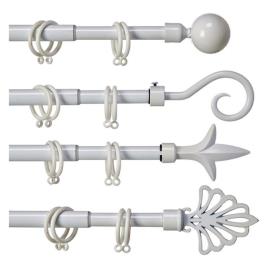 Varão para Cortinas (5 x 125,5 x 5 cm) Branco