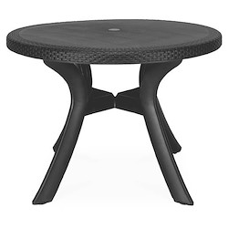 Mesa de resina CARIBE D100 CINZENTO