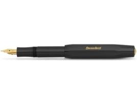 Caneta de Tinta Permanente KAWECO Classic Sport Preto (Médio - Azul)