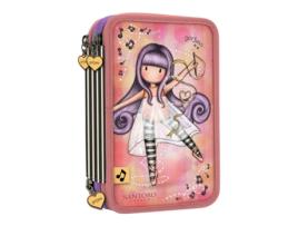 Estojo Triplo Gorjuss Little Dancer Salmão 45 Peças