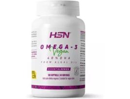 Suplemento Alimentar HSN Ómega-3 Vegano Óleo De Algas (120 pérolas)