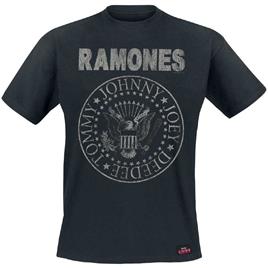 T-Shirt RAMONES Seal Hey Ho Back Print M