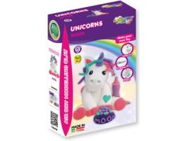 Plasticina JUMPINGCLAY Unicórnio Moon (Idade Minima: 5 anos)