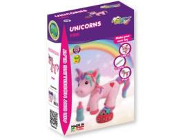 Plasticina JUMPINGCLAY Unicórnio Pink (Idade Minima: 5 anos)
