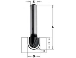 Fresa de Raio Convexo Convexo S=8 Ø6 R=3 Contractor - K914-060