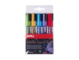 Giz Liquido Apli Ponta Redonda 5,5Mm Metal 5Un