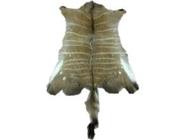 Tapete ZERIMAR Pele de Nyala (Natural - 90x75 cm - Pele)