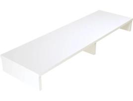 Suporte Monitor HENOR (Branco - Madeira - 100x26.5x12 cm)