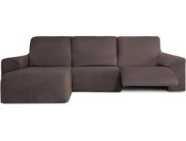 Capa para Chaise-Longue MILICA Bhutan Assentos Removíveis braço curto esquerdo (castanho - 360 cm)