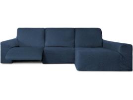 Capa para Chaise-Longue MILICA Bhutan Assentos Removíveis braço longo direito (azul - 360 cm)