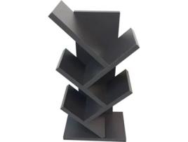 Estante HENOR (Preto - Melamina - 61x30x18 cm)