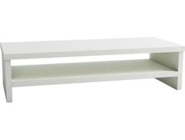 Suporte Monitor HENOR (Branco - Madeira - 82x26.5x16 cm)