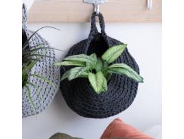 Kit DIY HOOOKED Crochet Storage Bag Antracite