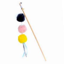 Freecat 3 Coloured Balls Stick Toy Colorido 45 cm