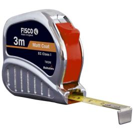 Fisco Class I Abs Tri-matic 3 M X 13 Mm Measuring Tape Prateado