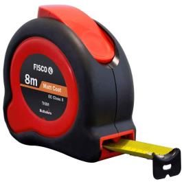 Fisco Class Ii Tuf-lok 8 M X 25 Mm Measuring Tape Preto