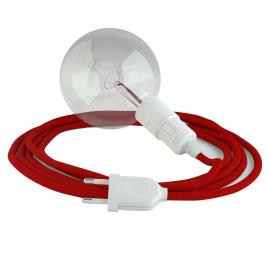 Creative Cables Rm09 5 M Hanging Lamp Vermelho