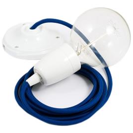 Creative Cables Rm12 2 M Hanging Lamp Pendel Azul