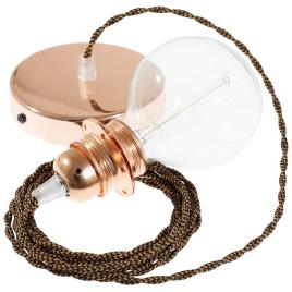 Creative Cables Tz22 Diy 50 Cm Hanging Lamp Pendel For Lampshade Castanho
