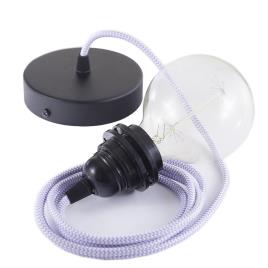 Creative Cables Rz07 Zigzag 50 Cm Hanging Lamp Pendel For Lampshade Roxo