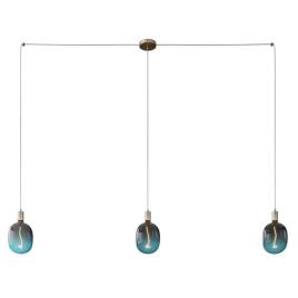 Creative Cables Spider Kit Hanging Lamp 3 Falls Prateado
