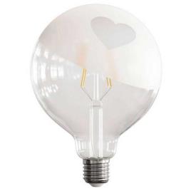 Creative Cables Ledcuorec Tattoo Lamp Cuore E27 4w 420 Lumens 2700k Globe Led Bulb Transparente