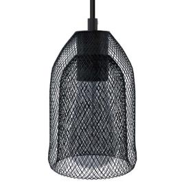 Creative Cables Textile Ghostbell Hanging Lamp 1.2 M With Light Bulb Preto