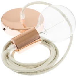 Creative Cables Rc43 1 M Hanging Lamp Pendel Beige