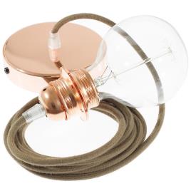Creative Cables Rc13 2 M Hanging Lamp Pendel For Lampshade Castanho