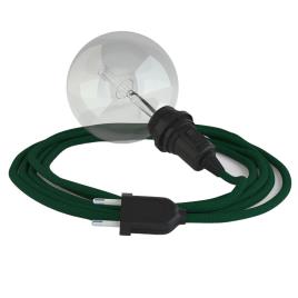 Creative Cables Rm21 3 M Hanging Lamp For Lampshade Verde