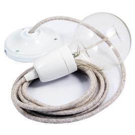 Creative Cables Rn01 1 M Hanging Lamp Pendel Beige