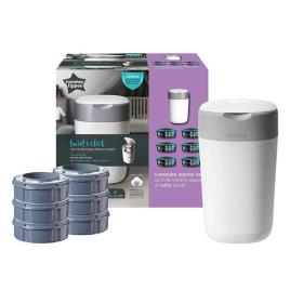 Fraldas descartáveis Tommee Tippee Twist & Click Fecho Hermético Sangenic TEC (3 pcs) (Refurbished A+)