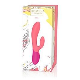 Vibrador Essentials Xena Rabbit Coral & Rosa Francesa Rianne S E26362