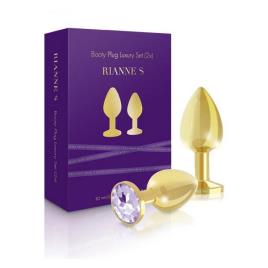 RS – Soiree – Plug Anal (Conjunto Luxo 2 x Ouro) Rianne S AC031