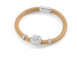 Pulseira Feminina com Cristais  SADZ05 (19,5 cm)