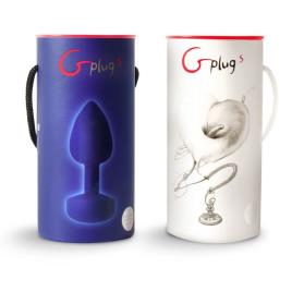 FUNTOYS GPLUG VIBRADOR ANAL RECARREGÁVEL PEQUENO OU PINK NEON 3CM