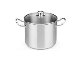 Panela com Tampa de Vidro  A343936 10,5 L Aço inoxidável