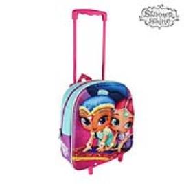 Mochila Escolar 3D com Rodas Shimmer and Shine 913