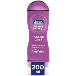 Lubrificante Massagem 2 em 1 com Aloé Vera  Play 200 ml