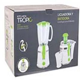 Liquidificadora Batedeira 2 em 1 Kitchen Tropic MKT92230 300W Branco Verde