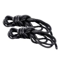 Kit de Cordas de Seda Preto Sex & Mischief ESS325-02 (2 pcs)