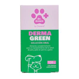 Dr. Green Dermagreen Oral Canine And Feline Coat Health 120ml Oral Solution Colorido