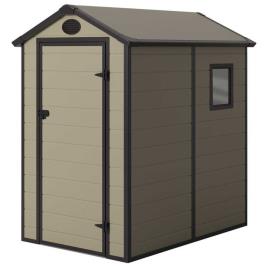Gardiun Marsala 2.47m² Resin Storage Shed Beige 130 x 190 x 203 cm