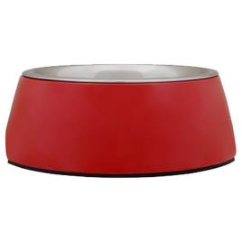 Freedog Melamina Stainless Steel Bowl 210ml Vermelho