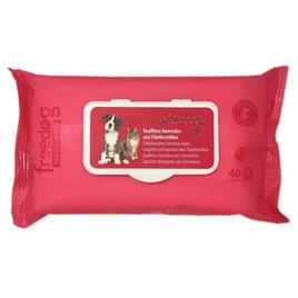 Freedog Clorhexidina Moist Wipe 40 Units Vermelho