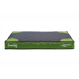 Freedog Memory Foam Flat Bed Verde 71 x 122 x 10 cm