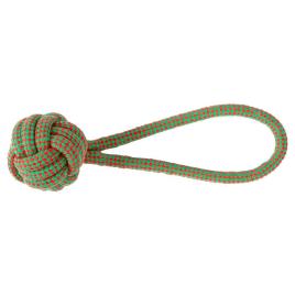 Freedog One Handle Rope Ball Christmas Toy 30 Cm Verde