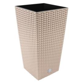Prosperplast Flowerpot Rato 26.6l 26.5x26.5x50 Cm Beige