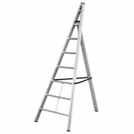 Gierre Al510 8 Steps Triangle Staircase Prateado